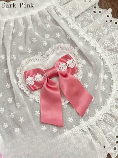 6 Color Options Strawberry Design Bowknot Brooch