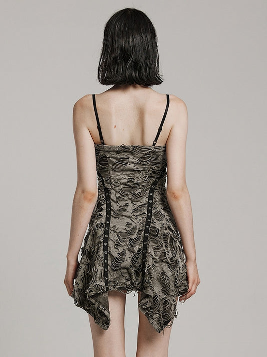 Black Coffee Wasteland Punk Slip Dress