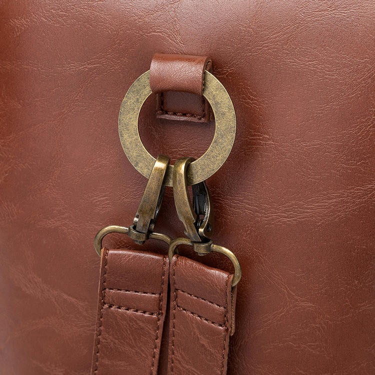 Steampunk Gears Backpack Dark Coffee / Ochre