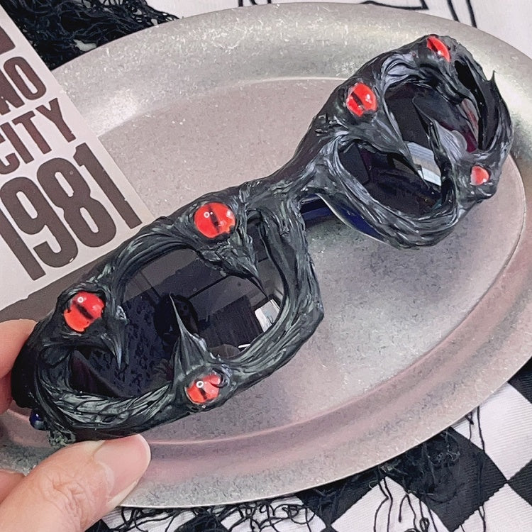 3 Options Eyes Decorated Sunglasses