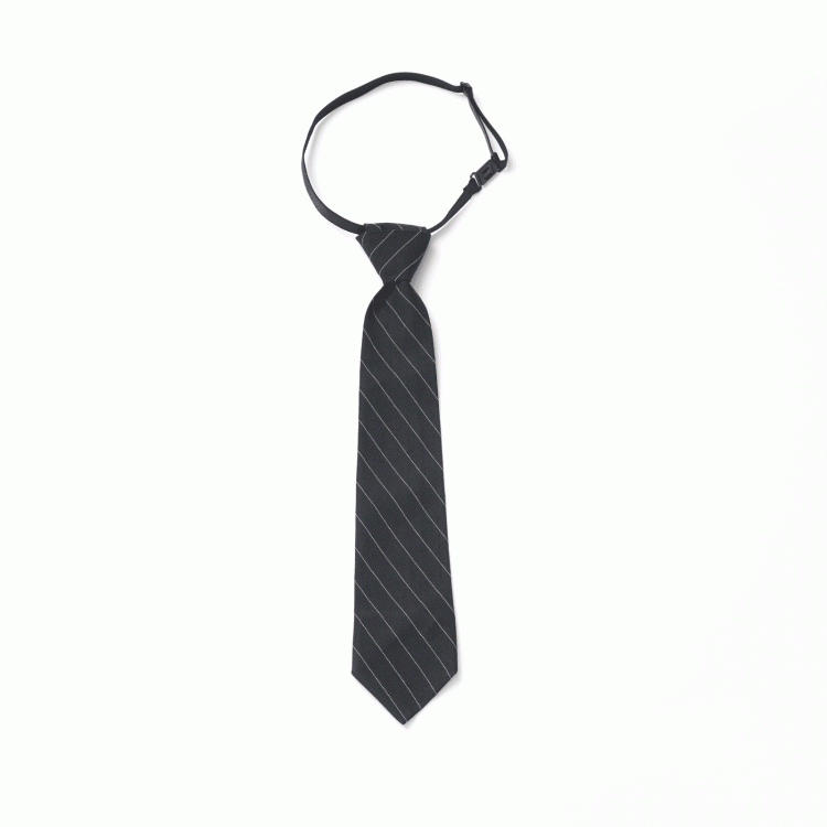 Black Striped Tie