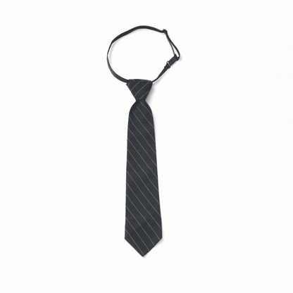 Black Striped Tie