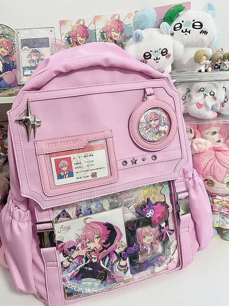 Pink Stars Large Capacity Ita Backpack