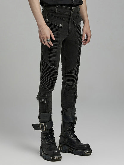 Punk Denim Pants