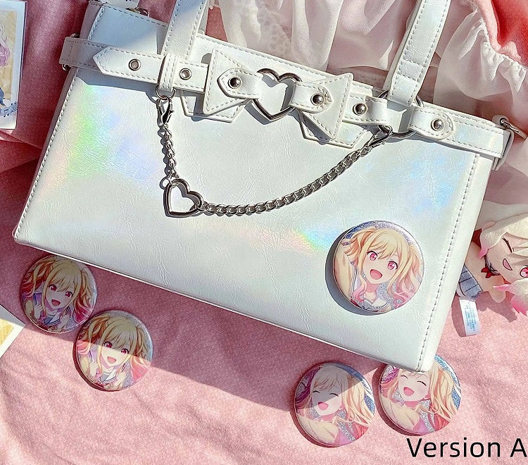 Detachable Chains White Ita Shoulder Bag