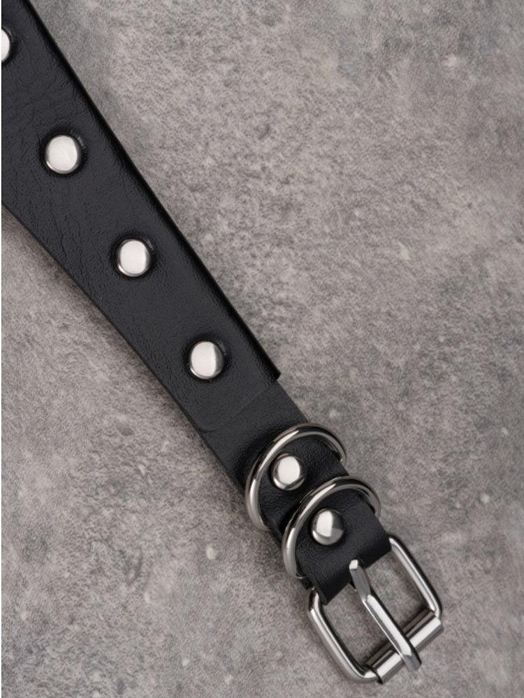 Black Gothic Bat Decorated Cross Pendant Studs Design Buckle Choker