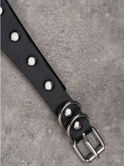 Black Gothic Bat Decorated Cross Pendant Studs Design Buckle Choker