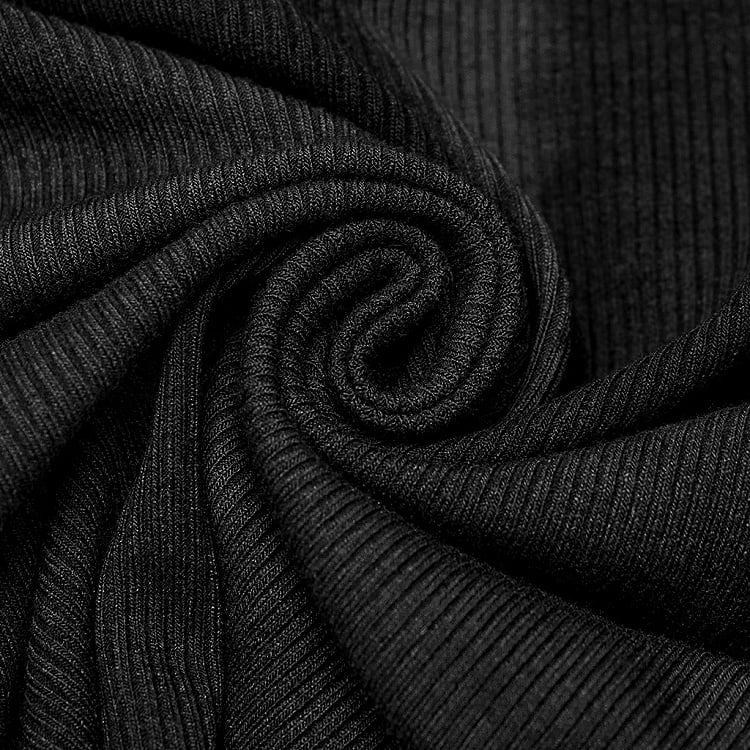 Black Sexy Printed Tube Top