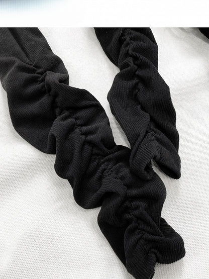 Black Y2K Print Design Dress