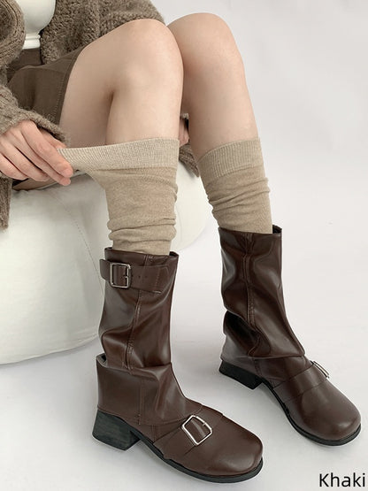 7 Color Options Maillard-Style Stockings