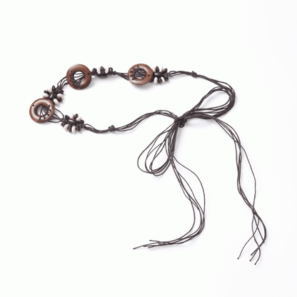 Brown Bohemian Waist Belt