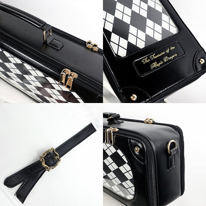 Black 1/4 Scale BJD Doll Bag – Wear as Crossbody, Backpack, or Tote (3-Way Style)