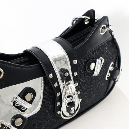 Black Skeleton Kitty Ita Bag