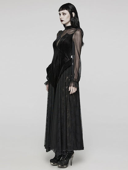 Black Goth Lace Dress