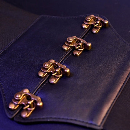 Steampunk Black Gothic Corset Belt