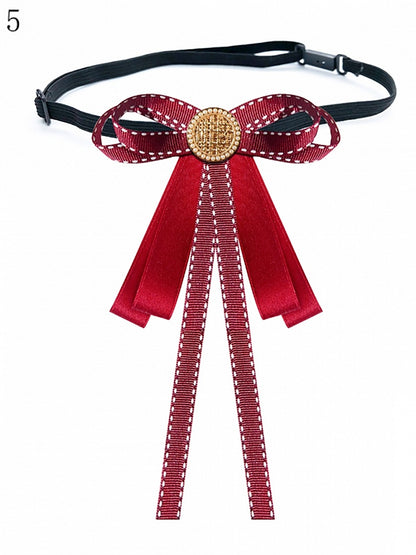 6 Options Preppy Style Bow Tie