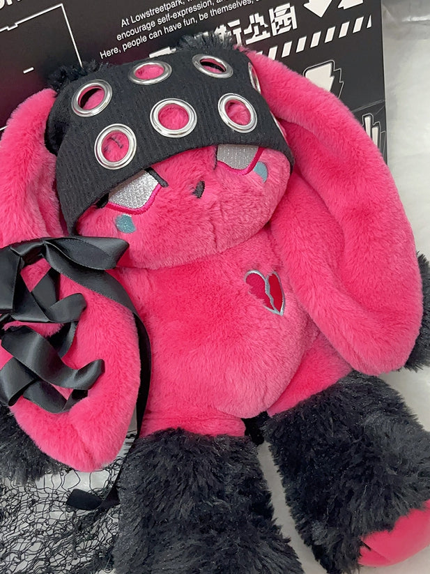 Black Y2K Pop Punk Cutout Details Hairband