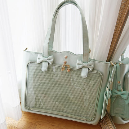 7 Colors Large Capacity Bowknots Crossbody Ita Bag