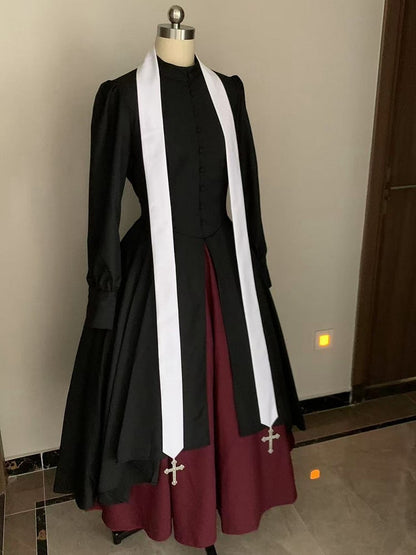 Cross Charms Red / White / Blue / Black Stole