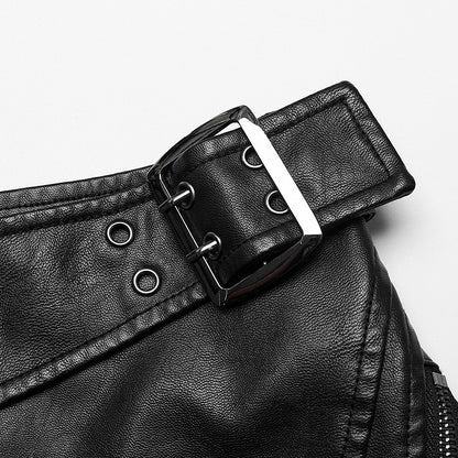 Black Punk Short Skirt