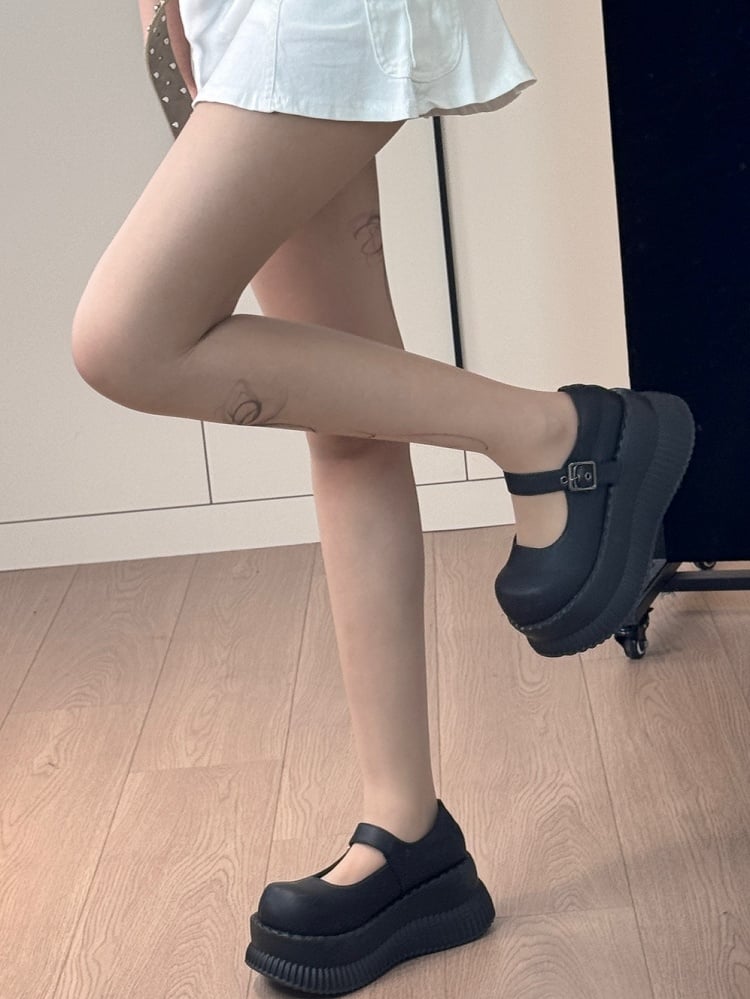 Nude Bittersweet Bowknot Print Tights