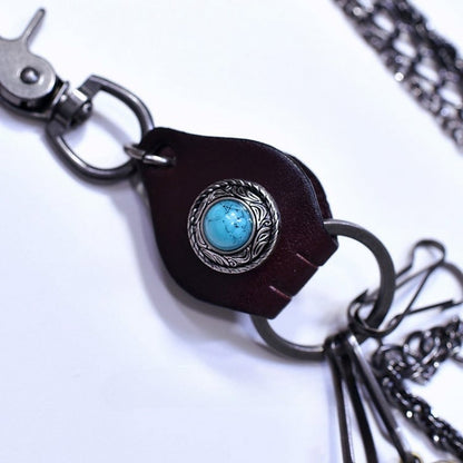 Steampunk Black Cross Charm Waist Chain