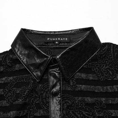 Minimalist Goth Men's Shirt