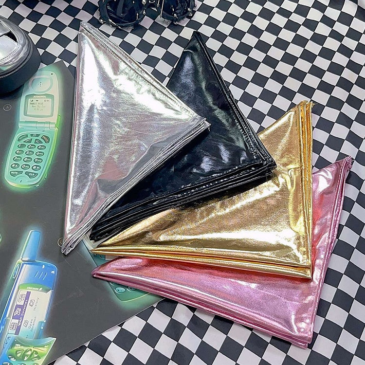 Silver/Pink/Gold/Polished Black Headscarf