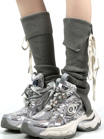 5 Color Options Knitted Leg Warmers