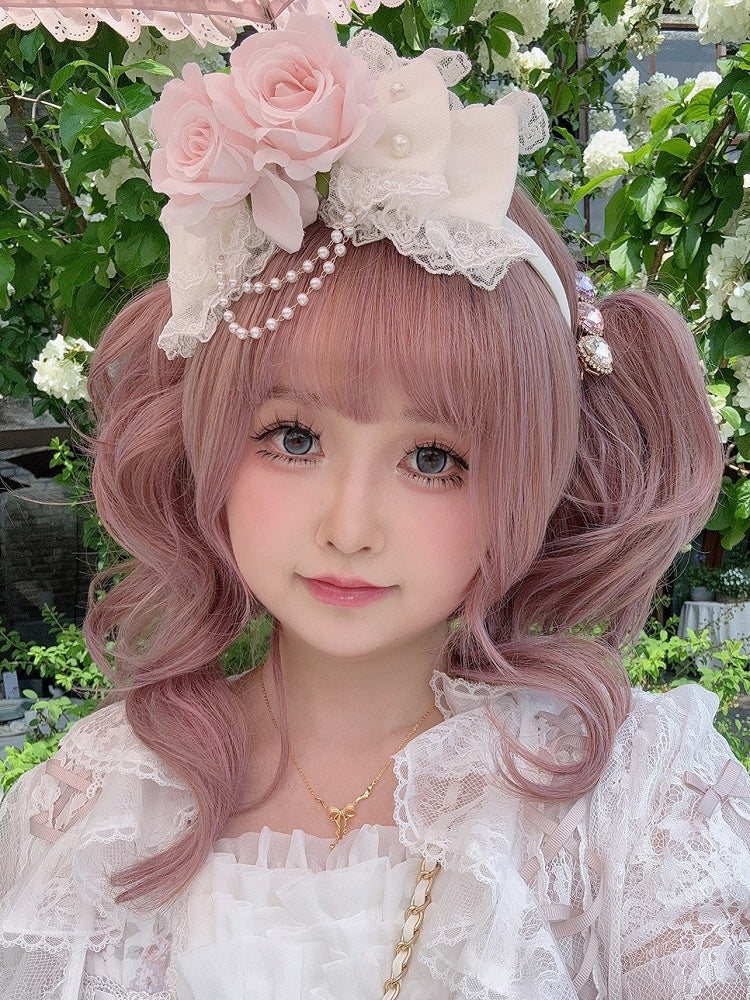 2 Options Beaded Charm Floral Design Bowknot KC