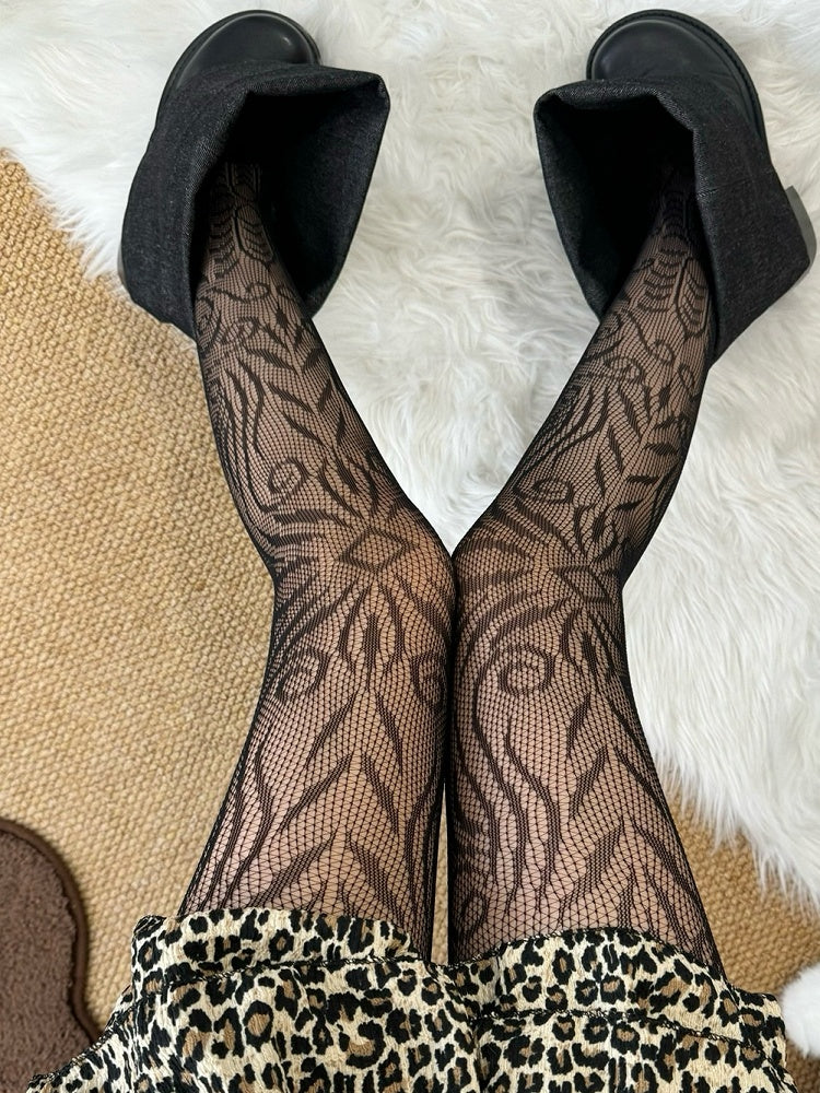 5 Color Options Y2K Hollow-out Tights