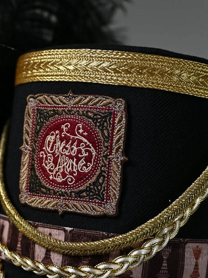 Black / Red / Dark Blue Hat