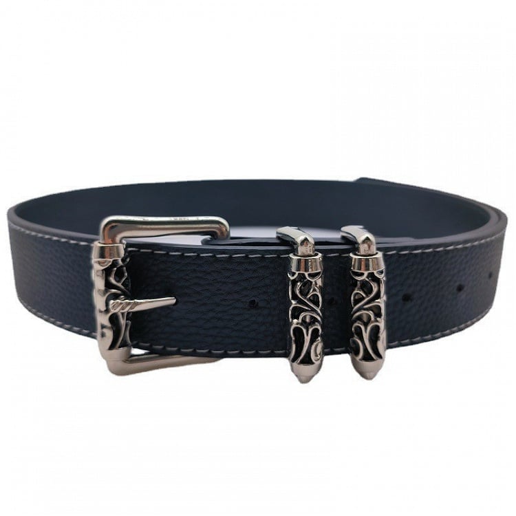 Black 100CM Buckle Belt