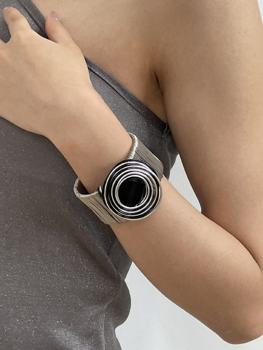 Black/Silver Y2K Bittersweet Cuff