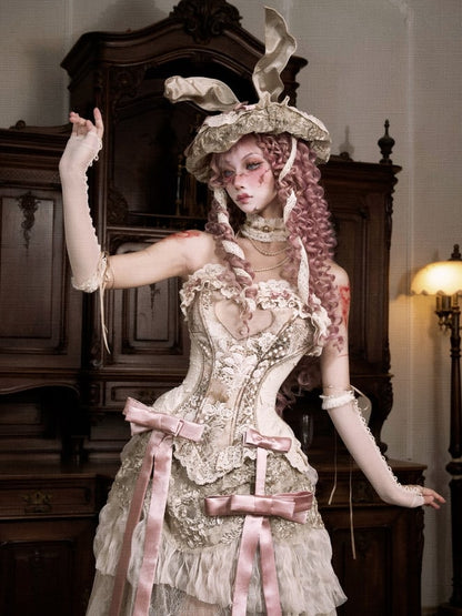 Victorian-Inspired Heart Corset – 16-Bone Silhouette Shaper