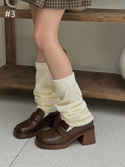 8 Options Y2K Knitted Leg Warmers