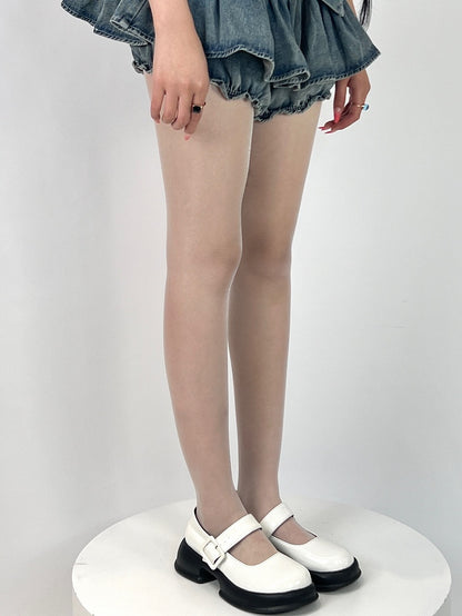 5 Color Options Semi-sheer Tights