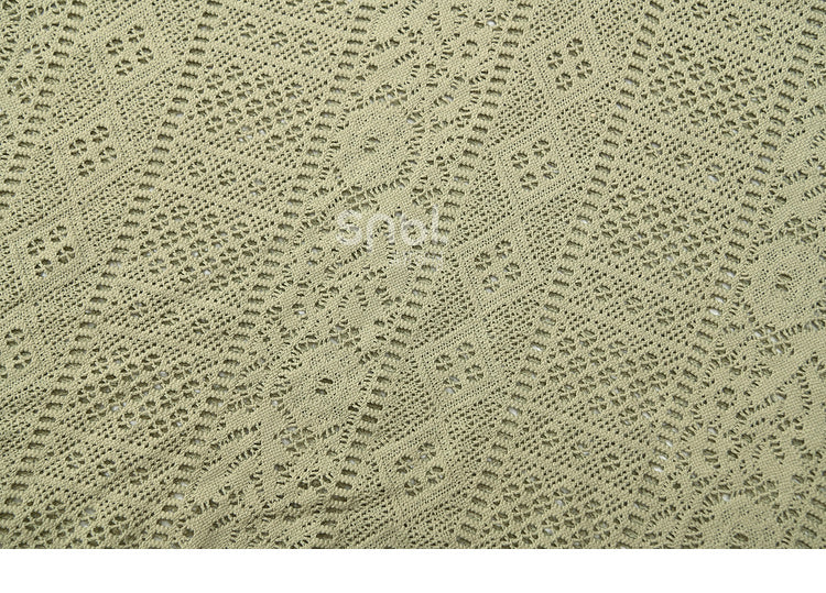 Bohemian Green V-neck Tassels Hem Top with Belt