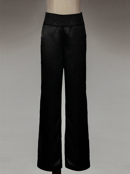 Clearance-Black and Red Prince Outfit Ouji Lolita Full Set -Size M for Bust 98CM Black Long Sleeves Shirt + Waist 74CM Waistcoat + Waist 70-74CM Black Pants