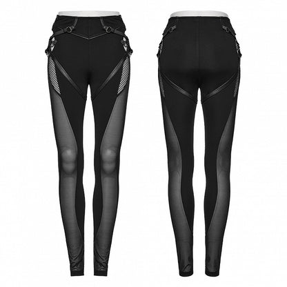 Black Punk Leggings