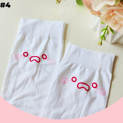 6 Options White Sweet Over Knee Stockings