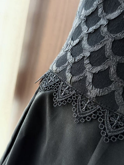 Black Ouji Lolita Boned Corset Belt High Waist Prince Shorts