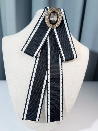 4 Options Rhinestone Decorated Bow Tie