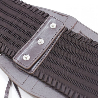 Wasteland Punk Gothic Brown Lace-up Buckle Corset Belt