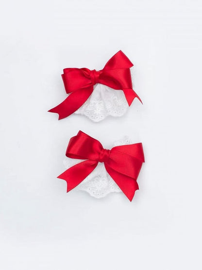Blue / Red Bowknot Hairclip