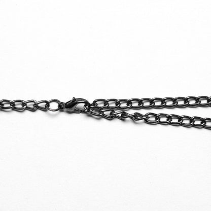 Gray Punk Rivet Choker
