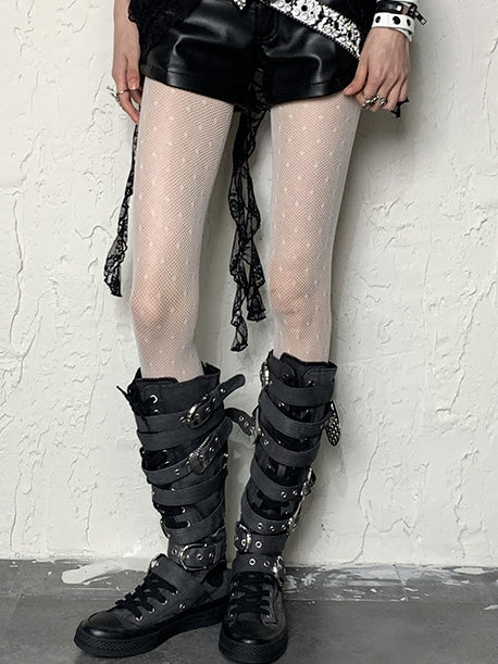 4 Color Options Y2K Polka-dot Pattern Tights