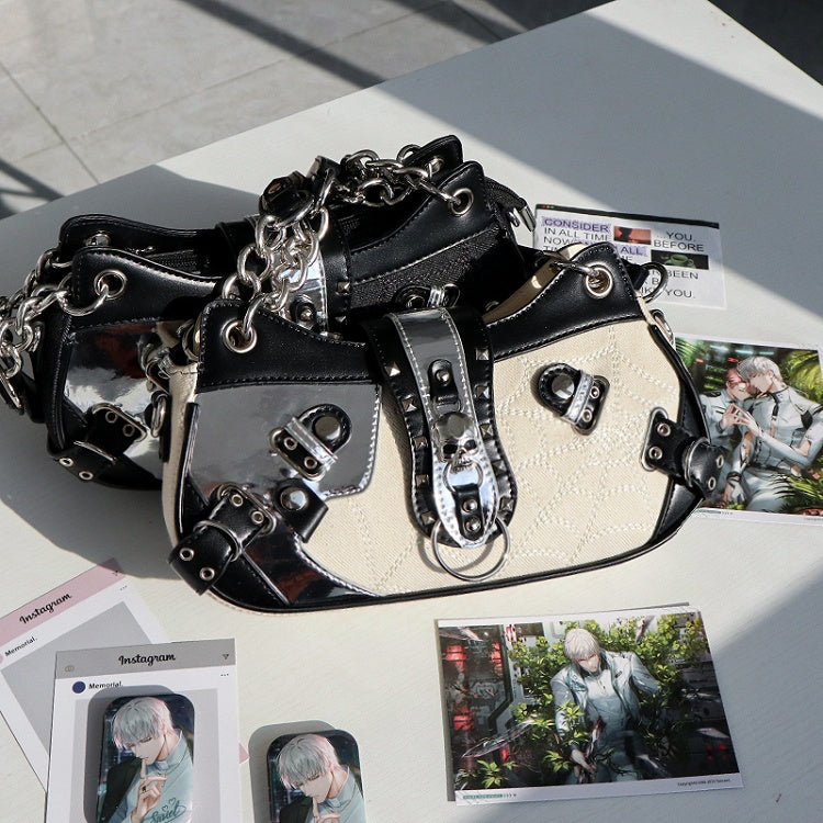 Beige Skeleton Kitty Ita Bag