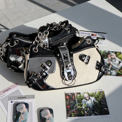 Beige Skeleton Kitty Ita Bag