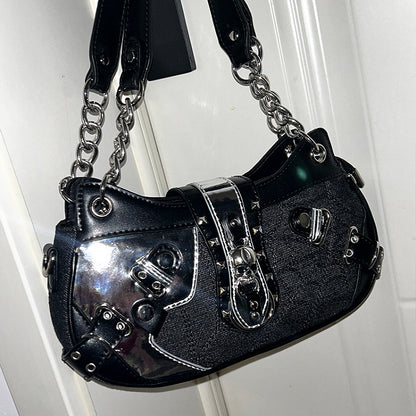 Black Skeleton Kitty Ita Bag